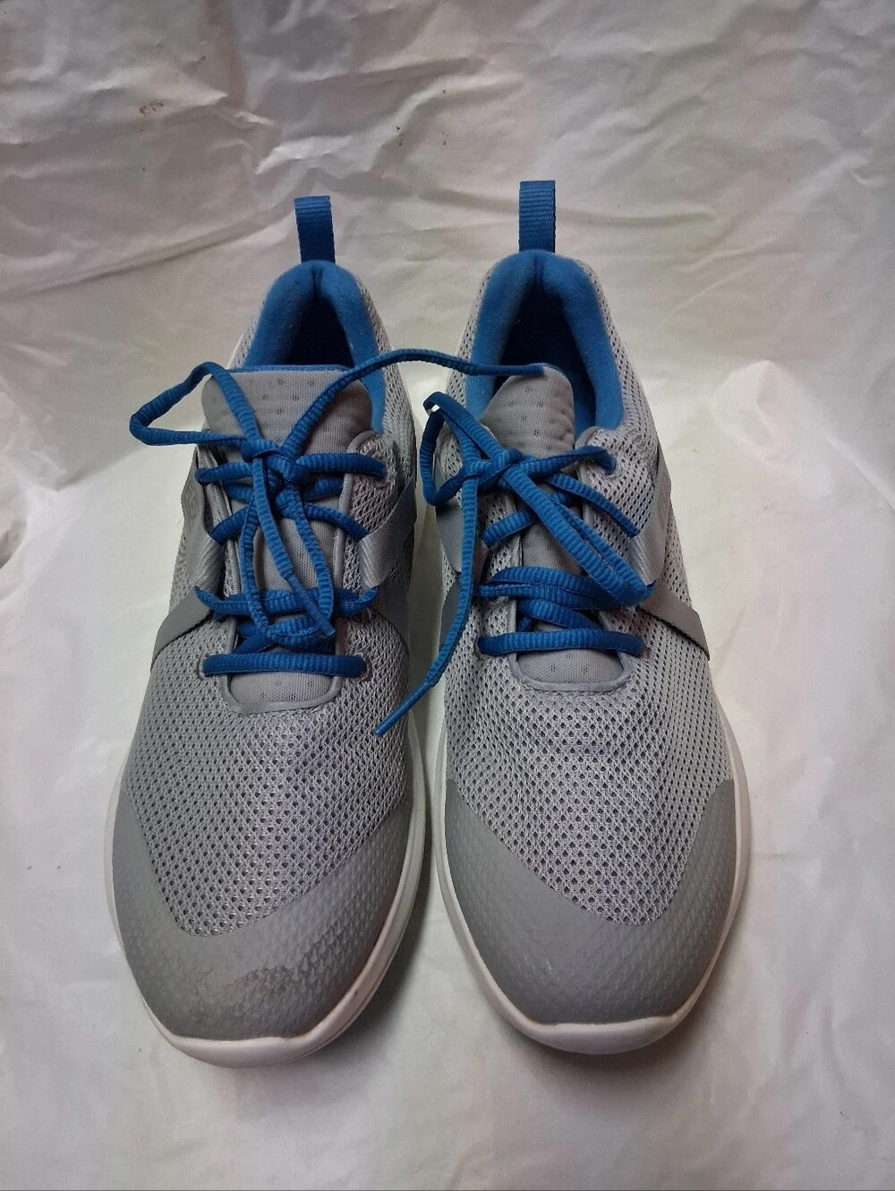 Footjoy Flex Women's Lightweight Grey & Blue Golf Sneakers Sz 9M Preowned